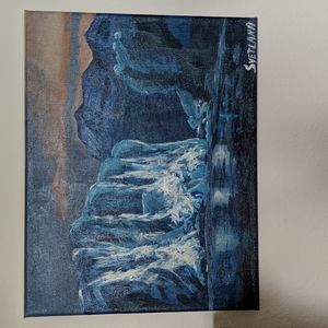 Iceberg - Original Hand Painted Acrylic Painting